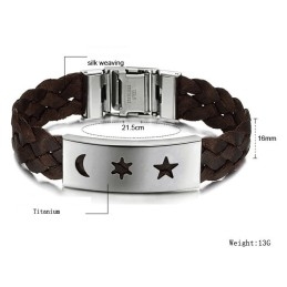 Gebruiksvriendelijke Mannelijke Titanium Armband