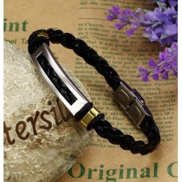 Goed Verkopende Titanium Leren Armband Over De Hele Wereld