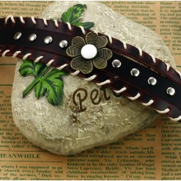 De Koning Van De Hoeveelheid Unisex Titanium Leren Armband