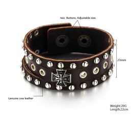 Hoogwaardige Kruisarmband Van Titaniumleer