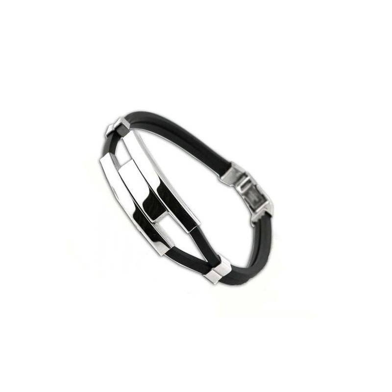 Kwaliteit En Kwantiteit Gegarandeerde Mannelijke Beknopte Titanium Siliconen Armband Kwaliteit En Kwantiteit Gegarandeerde Mannelijke Beknopte Titanium Siliconen Armband