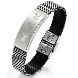 Om Een Lang Verhaal Te Hebben: Een Titanium Leren Armband