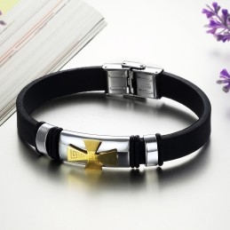 Bekend Om Zijn Hoogwaardige Mannelijke Titanium Siliconen Armband