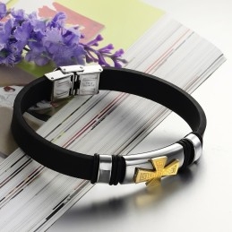 Bekend Om Zijn Hoogwaardige Mannelijke Titanium Siliconen Armband
