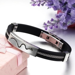 Duurzame Holle Titanium Siliconen Armband
