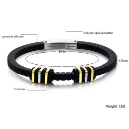 Bekend Om Zijn Hoogwaardige Titanium Siliconen Armband
