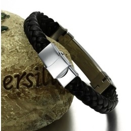 Kwaliteit En Kwantiteit Gegarandeerde Titanium Leren Armband
