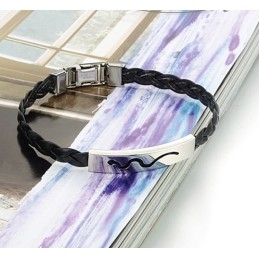 Betrouwbare Reputatie Vrouwelijke Titanium Leren Armband