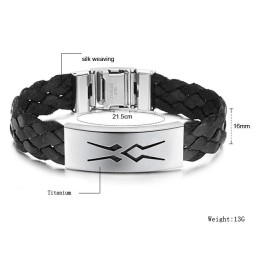 Stabiele Kwaliteit Mannelijke Titanium Armband