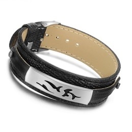 Betrouwbare Kwaliteit Zwarte Titanium Pu-Bangle