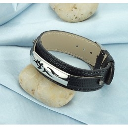 Betrouwbare Kwaliteit Zwarte Titanium Pu-Bangle