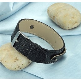 Betrouwbare Kwaliteit Zwarte Titanium Pu-Bangle