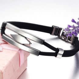 Armband Van Hoogwaardig Titanium En Siliconen