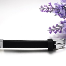 Breed Scala Aan Titanium Siliconen Armbanden