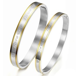 Stabiele Kwaliteit Forever Love Titanium Armband Voor Geliefden