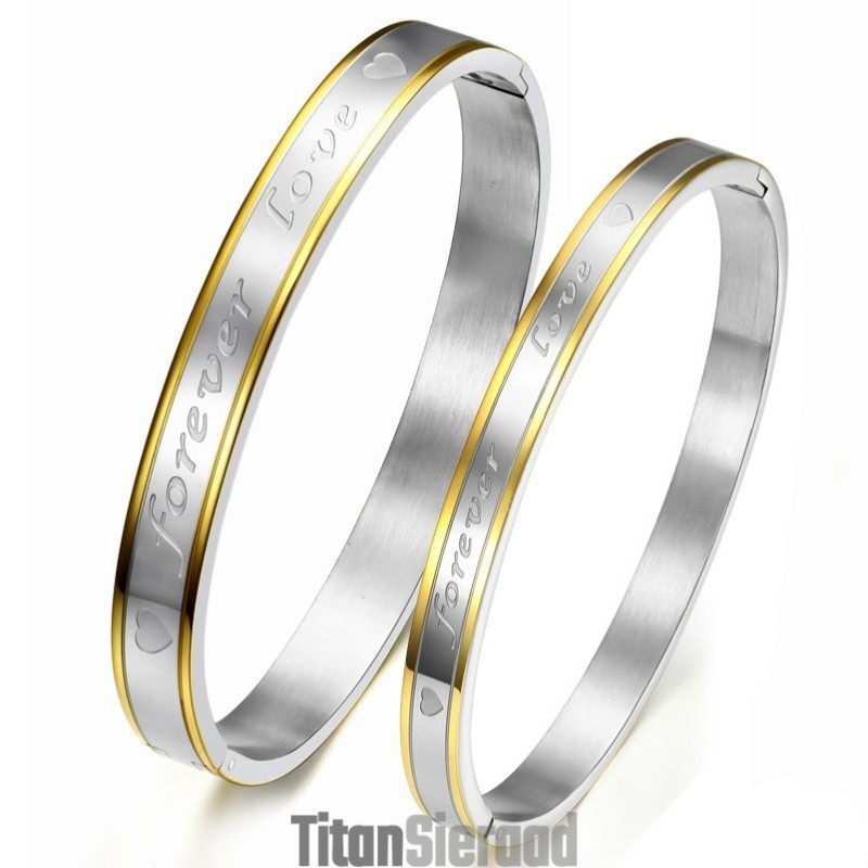 Stabiele Kwaliteit Forever Love Titanium Armband Voor Geliefden Stabiele Kwaliteit Forever Love Titanium Armband Voor Geliefden