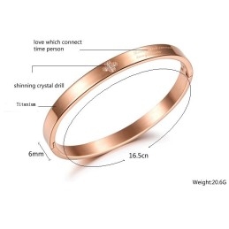 Kwaliteit En Kwantiteit Gegarandeerde Vrouwelijke Titanium Armband