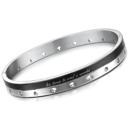 Compleet In Specificaties Titanium Bangle Voor Geliefden