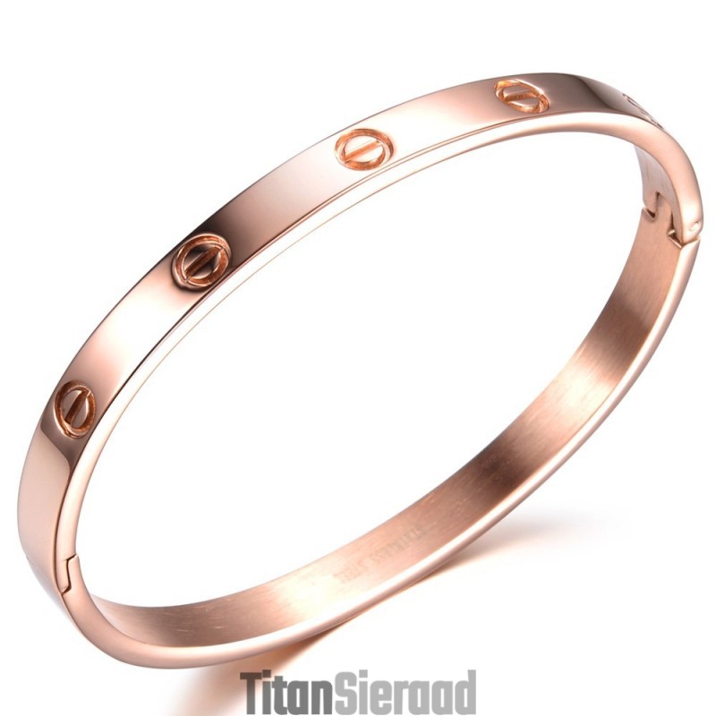Breed Scala Aan Vrouwelijke Schroeftitanium Armbanden Breed Scala Aan Vrouwelijke Schroeftitanium Armbanden