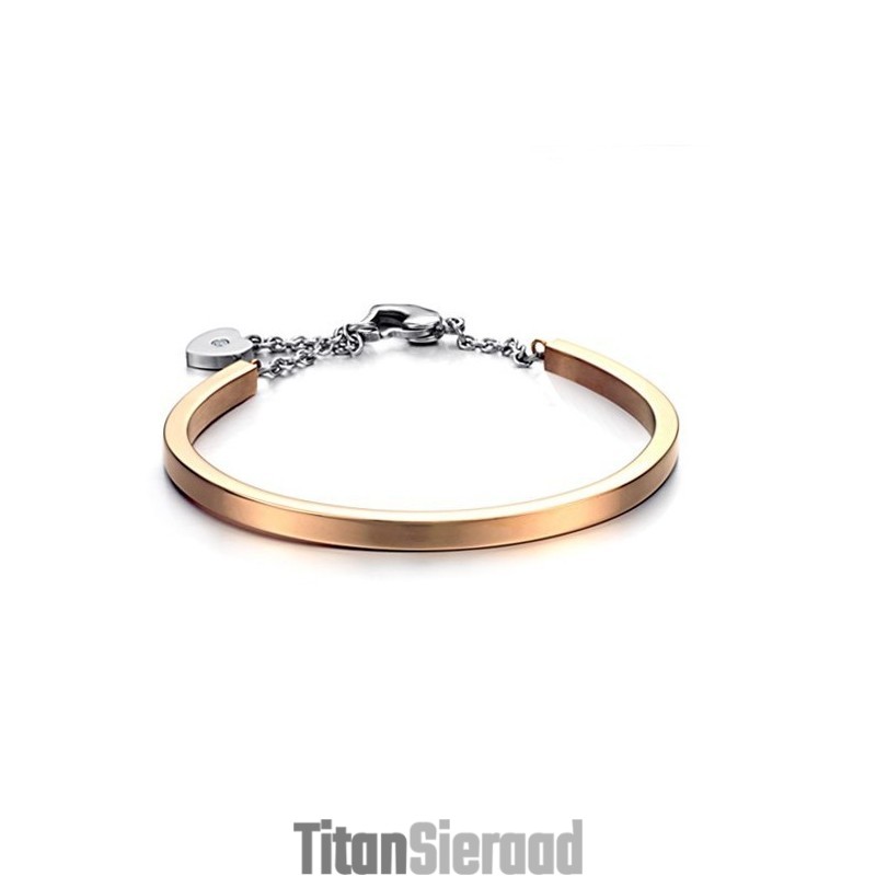 Betrouwbare Kwaliteit Vrouwelijke Slotvorm Titanium Armband Betrouwbare Kwaliteit Vrouwelijke Slotvorm Titanium Armband