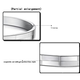 Breed Scala Aan Raster Titanium Armbanden Voor Geliefden