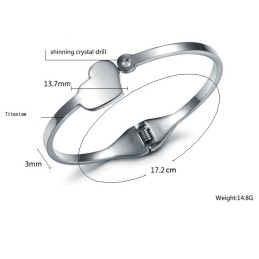 Bekend Om Zijn Hoogwaardige Dames-Sweetheart Titanium Armband