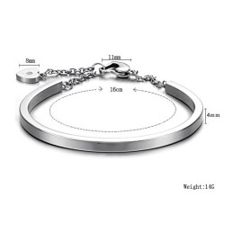 Stabiele Kwaliteit Vrouwelijke Sweetheart Titanium Armband