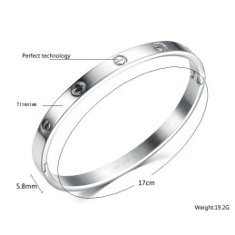 Kwaliteit En Kwantiteit Gegarandeerde Vrouwelijke Titanium Armband