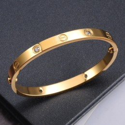 Betrouwbare Kwaliteit Vrouwelijke Titanium Armband Met Strass