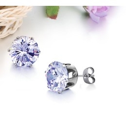 Goed Verkopende Dames Titanium Oorbellen Met Strass Over De Hele Wereld