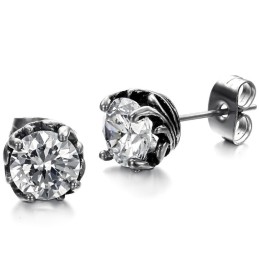 Breed Scala Aan Unisex Titanium Oorbellen