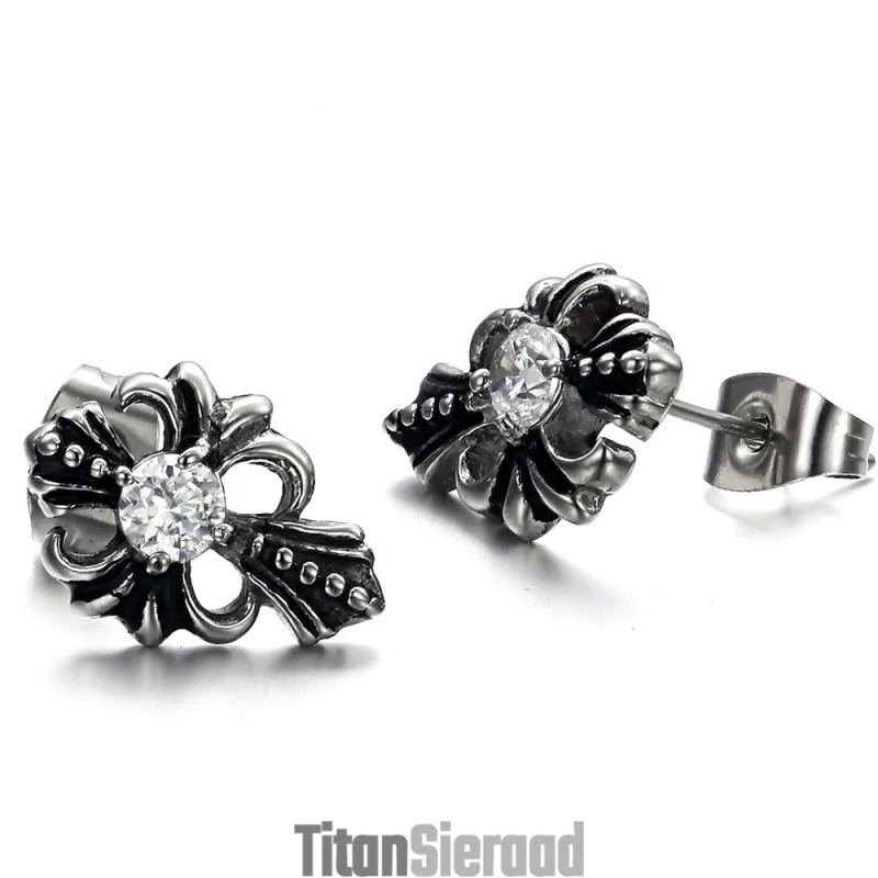 Betrouwbare Kwaliteit Titanium Oorbellen Met Strass Betrouwbare Kwaliteit Titanium Oorbellen Met Strass