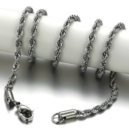 De Koningin Van De Kwaliteit Twist Titanium Ketting