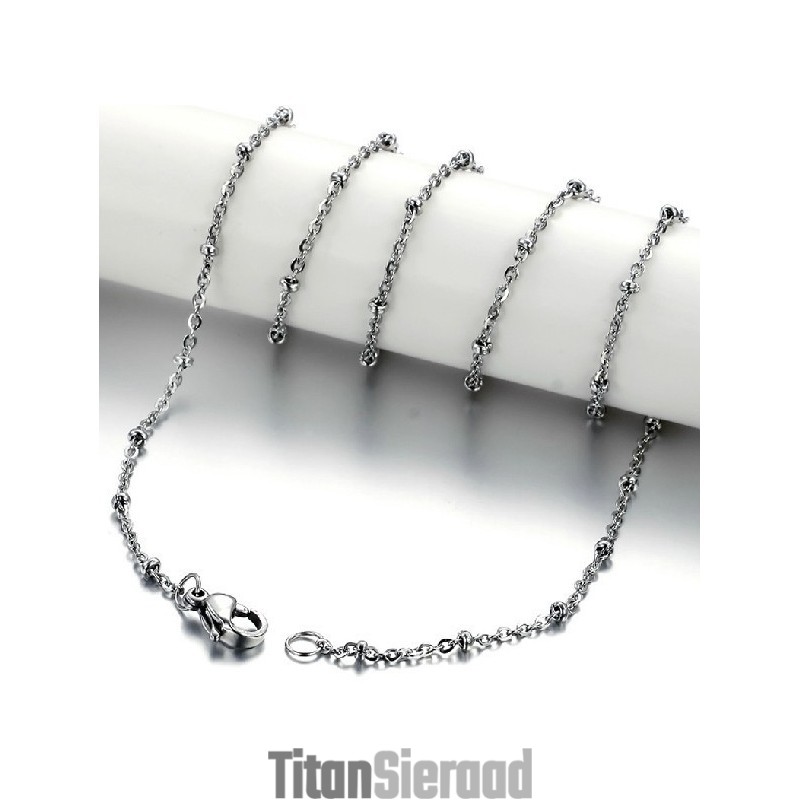 Betrouwbare Reputatie Allergievrije Titanium Ketting Met Parel
