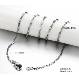 De Koningin Van De Hoogwaardige, Allergievrije Titanium Ketting