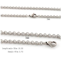 Hoogwaardige Titanium Ketting Voor Geliefden