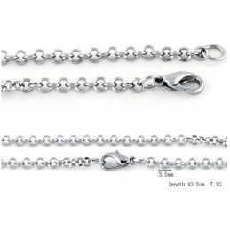 Kwaliteit En Kwantiteit Gegarandeerde Mannelijke Titanium Ketting Met Gesp