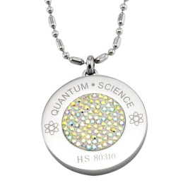 Betrouwbare Reputatie Gezondheid Titanium Pelelith Ketting Met Diamant