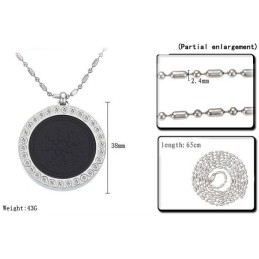 Gemakkelijk Te Gebruiken Gezondheidstitanium Pelelith-Ketting Met Diamant