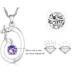 Uitstekende Kwaliteit Vrouwelijke Elegante Platina Titanium Ketting