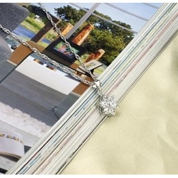 Om Een Lang Verhaal Te Hebben: Een -Geplateerde Titanium Ketting Met Strasssteentjes Voor Dames