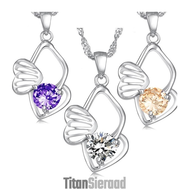 Duurzame, Allergievrije, Platina-Geplateerde Titanium Ketting Voor Dames Duurzame, Allergievrije, Platina-Geplateerde Titanium Ketting Voor Dames