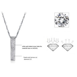 Breed Scala Aan Vrouwelijke Plating Titanium Kettingen