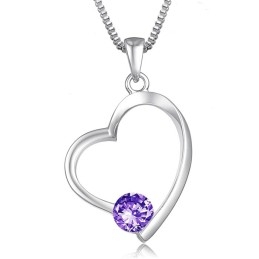 Breed Scala Aan Vrouwelijke Titanium Ketting Met Diamant