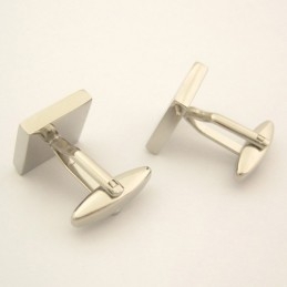 Prachtige Titanium Roze Vierkante Manchetknopen