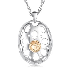 Wereldwijd Bekende, Allergievrije Platina-Geplateerde Titanium Ketting Voor Vrouwen