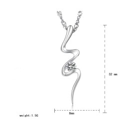 Betrouwbare Kwaliteit Vrouwelijke Allergievrije Platina Plating Titanium Ketting