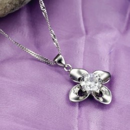Wereldberoemde Platina-Titanium Ketting Met Diamant Voor Dames