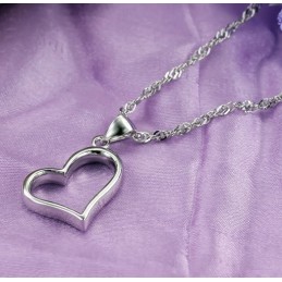 Compleet In Specificaties Vrouwelijke Sweetheart Platina Plating Titanium Ketting