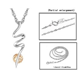 Bekend Om Zijn Hoogwaardige, Geplatineerde Titanium Ketting Met Diamant Voor Dames